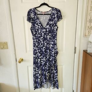 Juicy Couture Faux Wrap Floral Dress
